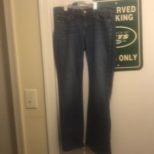 Paige size 28 low rise bootcut jeans